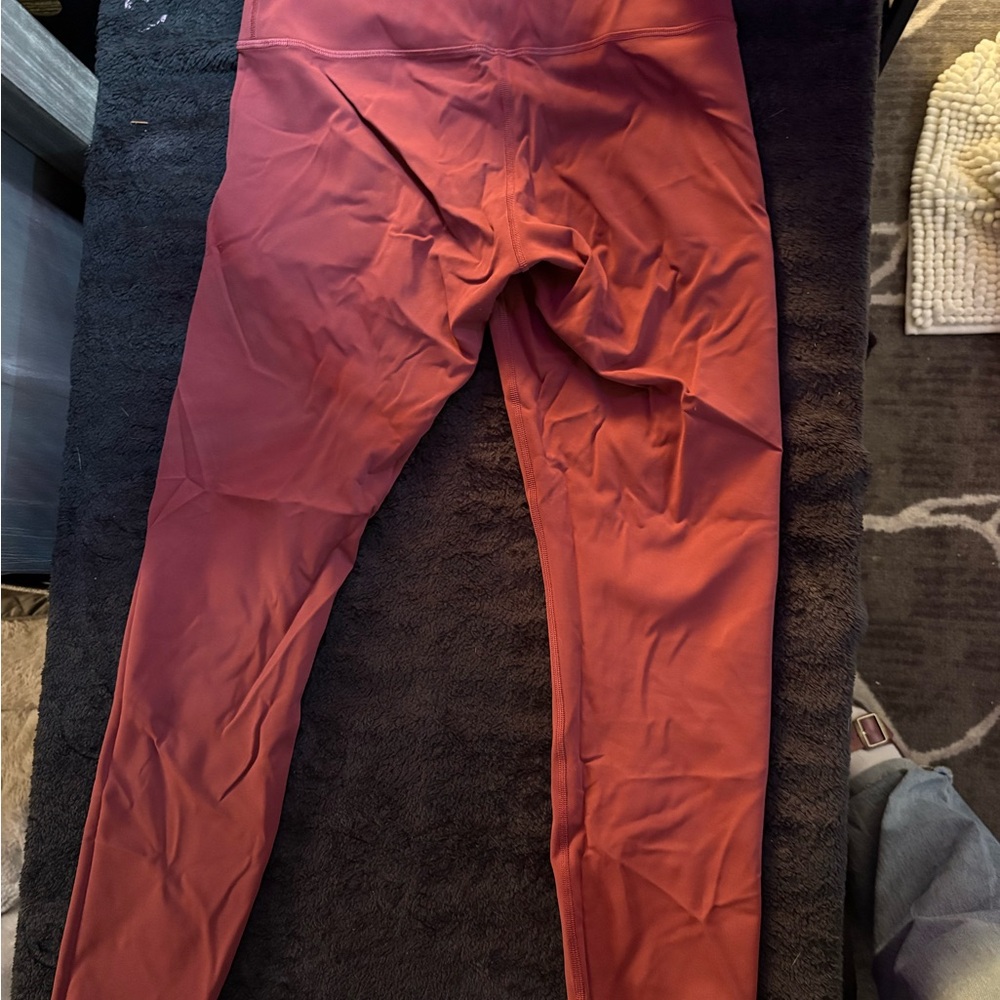 Lululemon Athletica Red Leggings